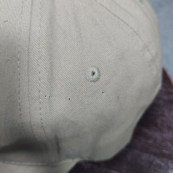 John Deere Logo Cotton Hat Tan/Khaki Adjustable Green Power Farming Embroidered - Picture 10 of 15